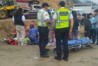 Dos muertos en trágico accidente de tránsito en Cuenca