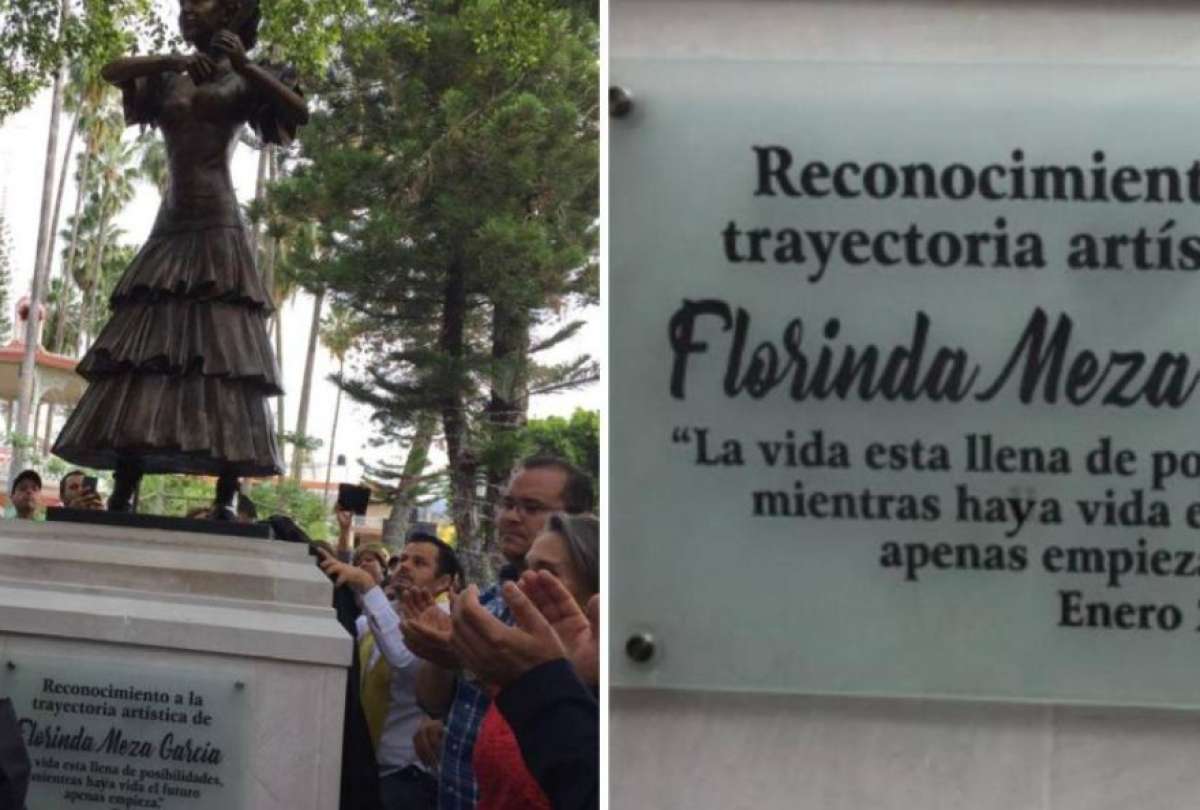 lorinda Meza enfrenta críticas tras la serie sobre Chespirito; piden retirar su estatua en Zacatecas.