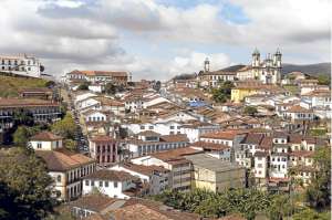El casco hist&oacute;rico de Ouro Petro fue declarado Patrimonio Cultural de la Humanidad en 1980 por la Unesco. Foto: AFP