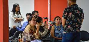 Los profesionales que participaron en el TechCamp recibieron nueve talleres en tres d&iacute;as. Uno de ellos se centr&oacute; en la transformaci&oacute;n digital.