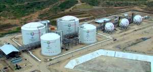 Vista a&eacute;rea de la Terminal de Despacho, Recepci&oacute;n y Almacenamiento de GLP de Monteverde-Chorrillo, en la provincia de Santa Elena.