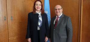  Durante esta semana, la Presidenta de la Asamblea Nacional de la ONU, se reuni&oacute; con Antonio Manuel de Carvalho Ferrreira Vitorino, de UN Migraci&oacute;n