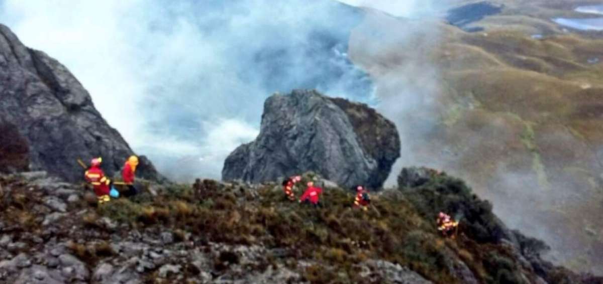 Las tareas de sofocaci&oacute;n se ejecutaron por varias horas. 