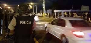La Polic&iacute;a Nacional tard&oacute; horas en habilitar la v&iacute;a Panamericana tras las protestas de habitantes de Mascarilla. 