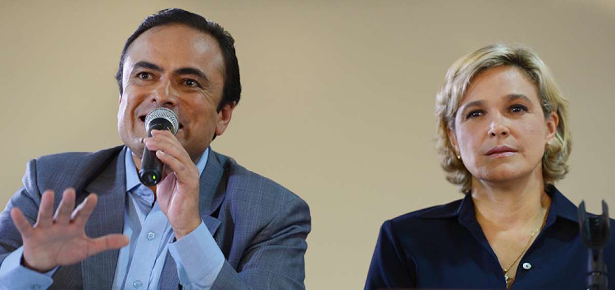 Pa&uacute;l Carrasco y Cynthia Viteri eran los precandidatos presidenciales de la Unidad, liderada por Jaime Nebot.