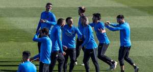 Boca Juniors lleg&oacute; el mi&eacute;rcoles pasado a Madrid, donde ya entrena para el partido de este domingo ante River Plate.