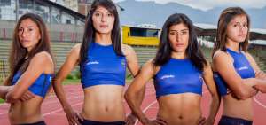 Diana Landi, Carmen Toaquiza, J&eacute;ssica Paguay y Katerine Tisalema integran el equipo de mujeres. En hombres est&aacute; Christian V&aacute;sconez.