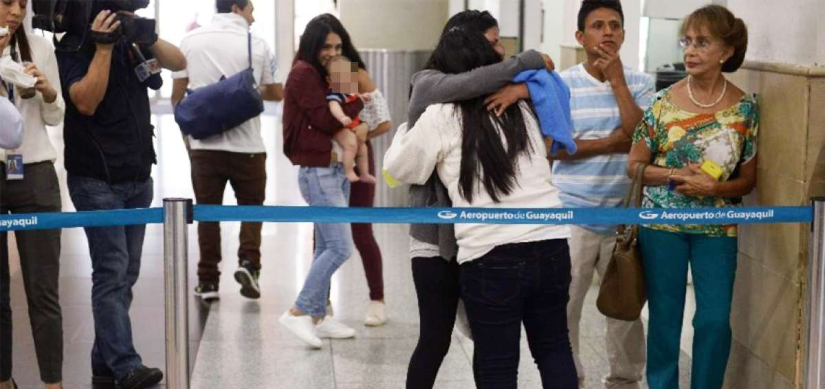 El viernes pasado arrib&oacute; a Guayaquil un grupo de compatriotas deportados desde el pa&iacute;s norteamericano.