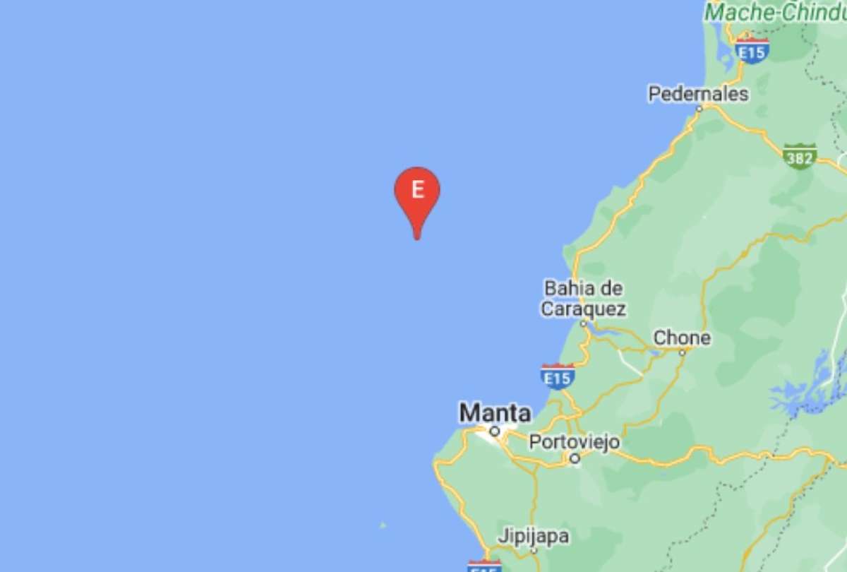 Se reportó un sismo frente a las costas de Manabí