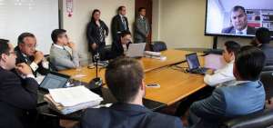 El exmandatario reside en Bruselas, B&eacute;lgica, de all&iacute; que su versi&oacute;n se realiz&oacute; a trav&eacute;s de videoconferencia.