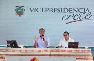 El vicepresidente Jorge Glas emiti&oacute; el Enlace Ciudadano desde Portoviejo. FOTO: Presidencia de la Rep&uacute;blica 
