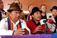 Movimiento indígena habría legitimado un acuerdo con Daniel Noboa, tras su votación