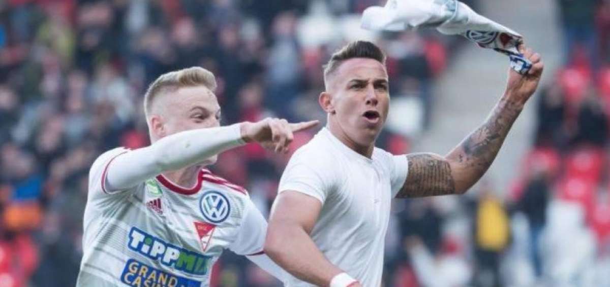 Zs&oacute;ri, de 18 a&ntilde;os de edad y jugador del club h&uacute;ngaro Ferencv&aacute;ros TC , marc&oacute; una diana de chilena en el duelo de su equipo contra el Debreceni Vasutas Sport Club.