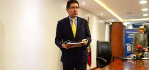 El Procurador General del Estado en rueda de prensa. 