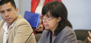 Gina Benavides, titular de la Defensor&iacute;a del Pueblo, compareci&oacute; a la convocatoria de la Comisi&oacute;n Ocasional de Personas Desaparecidas de la Asamblea Nacional.