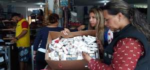 Las autoridades sancionaron al local en el que fueron decomisados los cigarrillos.