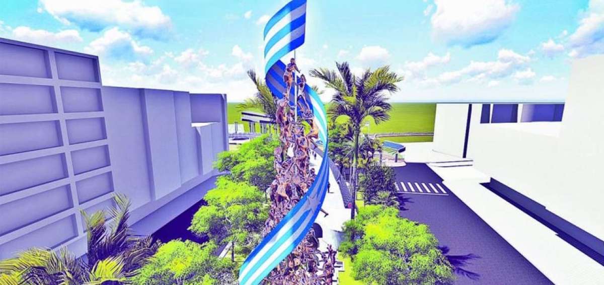  La Bandera de Guayaquil independiente costar&aacute; $ 5 millones y ser&aacute; inaugurada en octubre del siguiente a&ntilde;o.