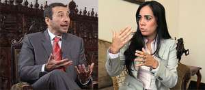 Vinicio Alvarado y Viviana Bonilla.