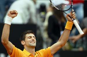 Djokovic venci&oacute; este s&aacute;bado al espa&ntilde;ol David Ferrer (N.8) en semifinales del Masters 1000 de Roma por un doble 6-4. Foto: Agencia AFP