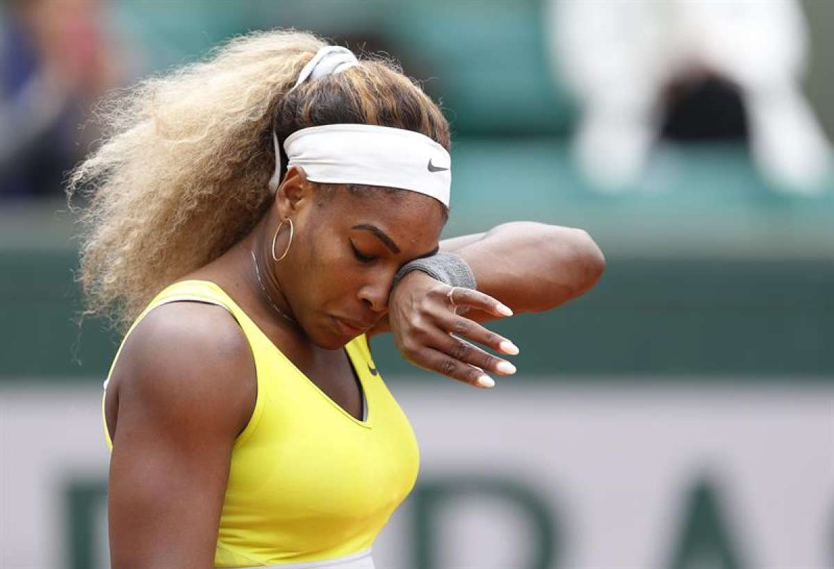 Serena Williams era la defensora del t&iacute;tulo en el torneo parisino. Foto:EFE