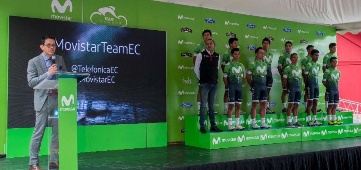 El Movistar Team de ciclismo present&oacute; a la plantilla para el 2018