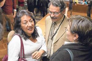 Susana Cajas, quien llev&oacute; a juicio a los polic&iacute;as que la torturaron, ahora se preocupa por el reglamento para aplicar la Ley de V&iacute;ctimas. Foto: John Guevara | El Tel&eacute;grafo