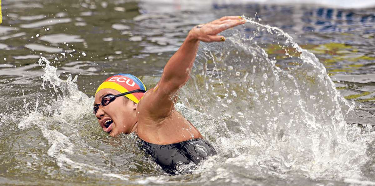 Ar&eacute;valo destac&oacute; en la prueba femenina al conseguir el segundo lugar con un tiempo de 2:03:39. Foto: cortes&iacute;a