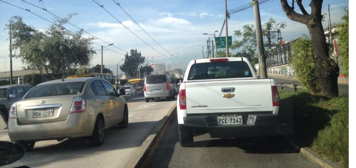 En el norte de Quito, por ejemplo, hubo congesti&oacute;n desde La Y hasta la Naciones Unidas.