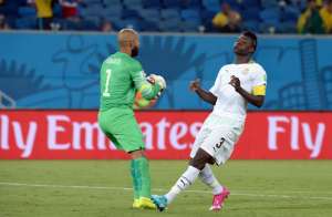 Ghana jug&oacute; el Mundial de Brasil 2014, pero no pudo pasar de ronda. Foto: Archivo