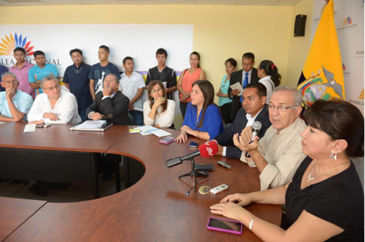 En la Casa Legislativa, ubicada en el centro de Guayaquil, ayer se realiz&oacute; una jornada de socializaci&oacute;n del proyecto de Ley de Prevenci&oacute;n de las Drogas. Alfredo Piedrah&iacute;ta / El Tel&eacute;grafo