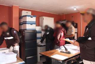 La Fiscalía realizó allanamientos en Pichincha para investigar un presunto delito de asociación ilícita