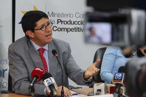 Diego Aulestia, ministro de Comercio Exterior, se&ntilde;al&oacute; que la Cartera tentativamente aplicar&aacute; el drawback por 12 meses. Foto: Daniel Molineros/ EL TEL&Eacute;GRAFO