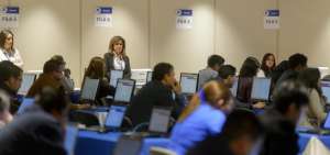En las instalaciones del Consejo de la Judicatura, ubicadas en Cumbay&aacute;, al nororiente de la capital, 1.833 aspirantes a jueces rindieron la prueba.
