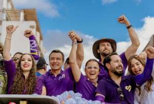 Daniel Noboa participará en actividades de campaña electoral desde este lunes. 