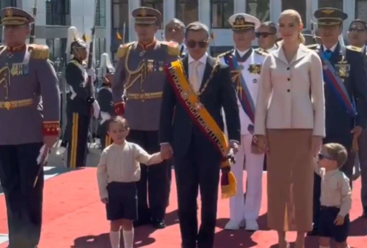 Los peque&ntilde;os Furio y Alvarito Noboa se robaron las c&aacute;maras, mientras la primera dama Lavinia Valbonesi destac&oacute; con dos cambios de vestuario.