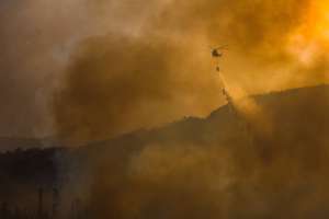 Este d&iacute;a, el ECU 911 registr&oacute; 9 incendios en Quito. Foto: John Guevara/ EL TEL&Eacute;GRAFO