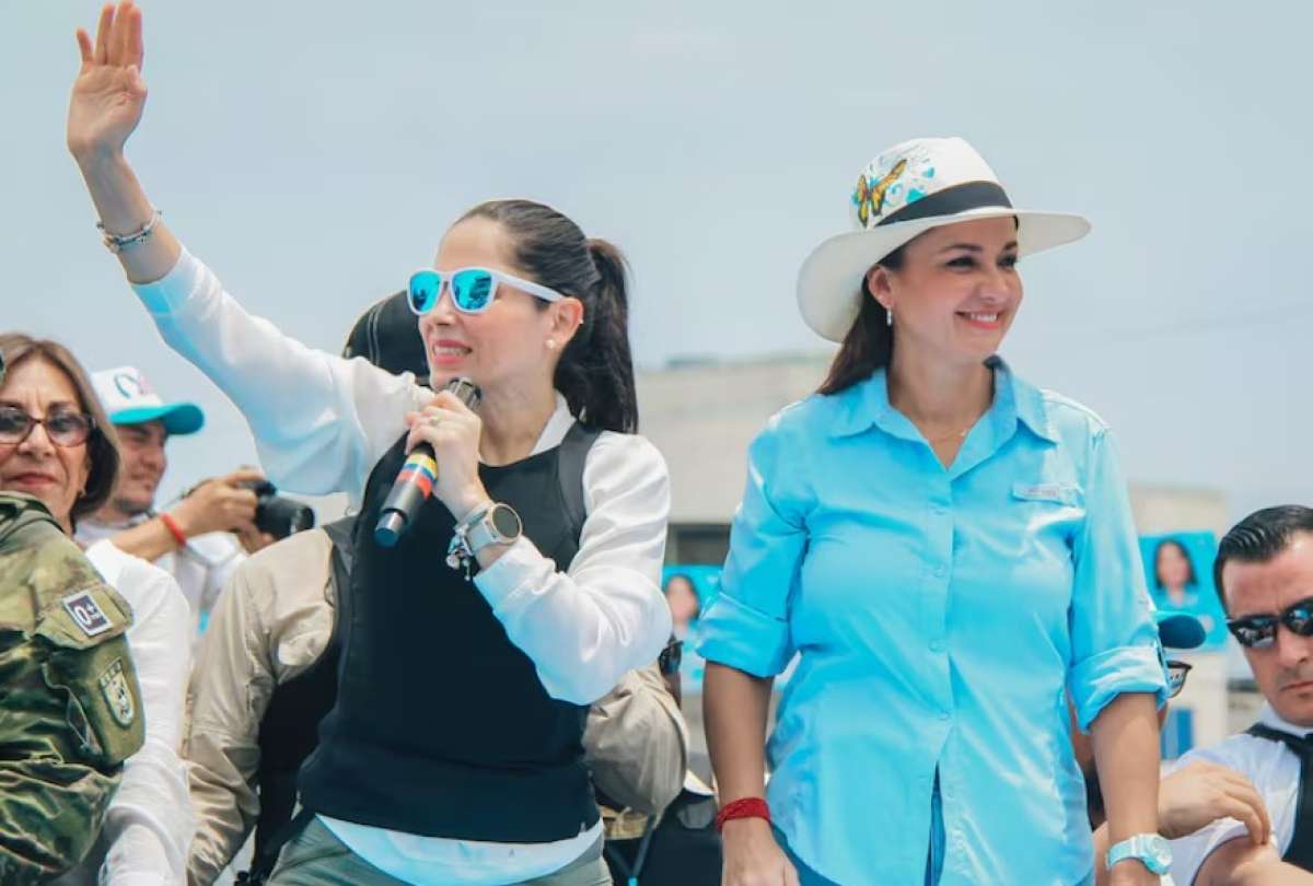 Luisa González y Marcela Aguiñaga mantienen tensiones en el interior de la Revolución Ciudadana. 