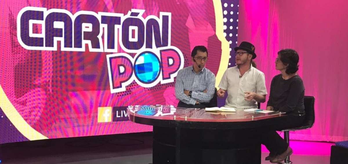 &Eacute;dgar Vega, Diego Cazar y Paulina Simon fueron los invitados en este primer programa.
