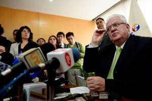 En la rueda de prensa, Cordero se&ntilde;al&oacute; que su decisi&oacute;n obedece a asuntos personales. Foto: Andr&eacute;s Darquea/EL TEL&Eacute;GRAFO