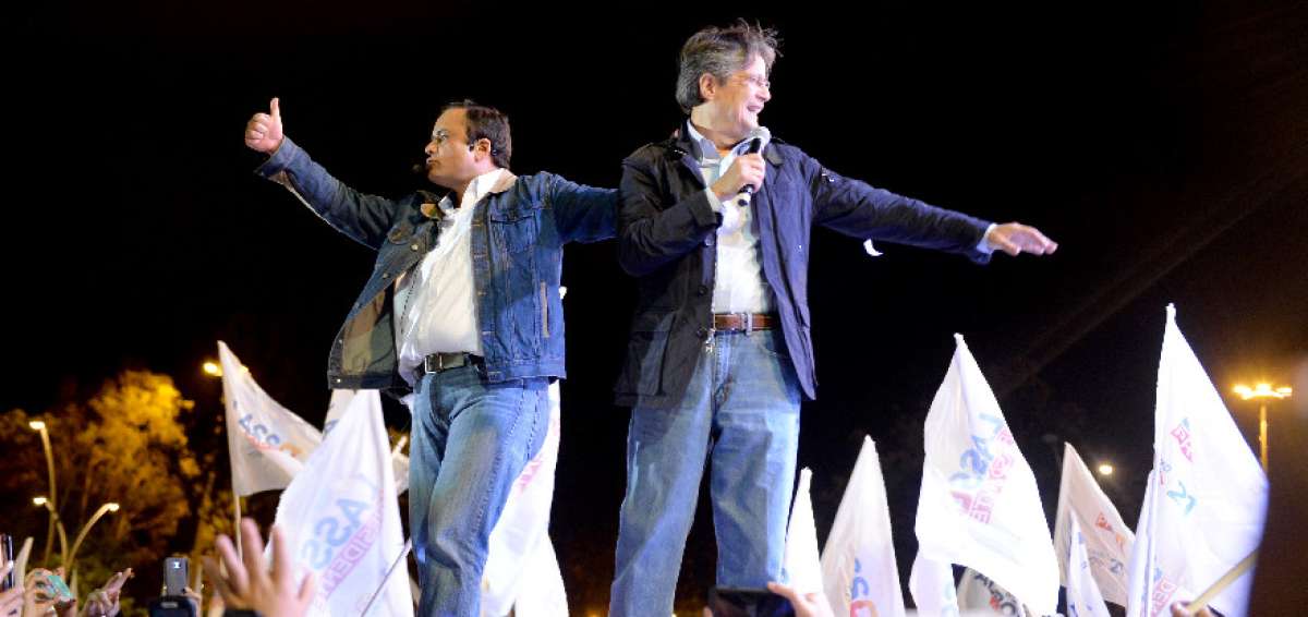 Moncayo y Lasso en cierre de campa&ntilde;a en Cuenca