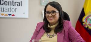 Ver&oacute;nica Artola. Gerente general del Banco Central del Ecuador (BCE).