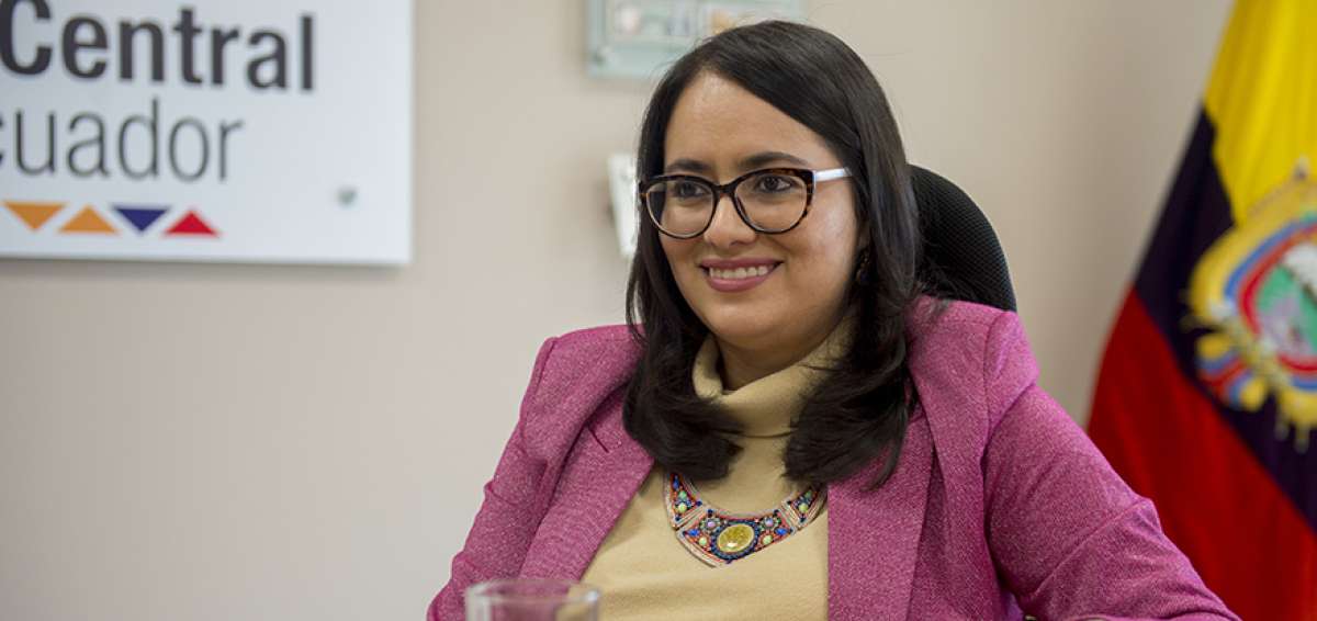 Ver&oacute;nica Artola. Gerente general del Banco Central del Ecuador (BCE).