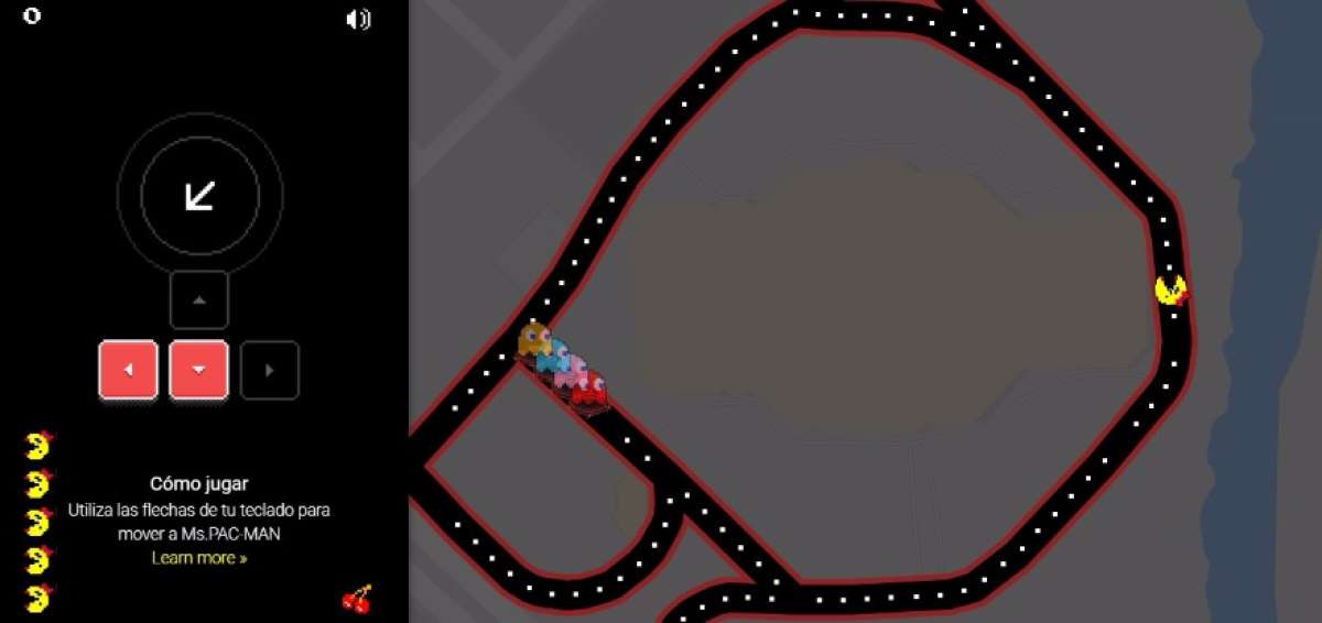 Google Maps te permite jugar Pac-Man en tu ciudad o en cualquier lugar del mundo