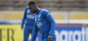 Caicedo durante la pr&aacute;ctica de Ecuador en la Casa de la Selecci&oacute;n.