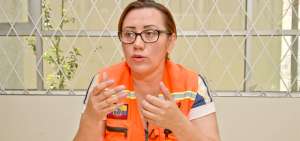 Patricia Larrea, coordinadora Zonal 3 de la Secretar&iacute;a de Gesti&oacute;n de Riesgos.