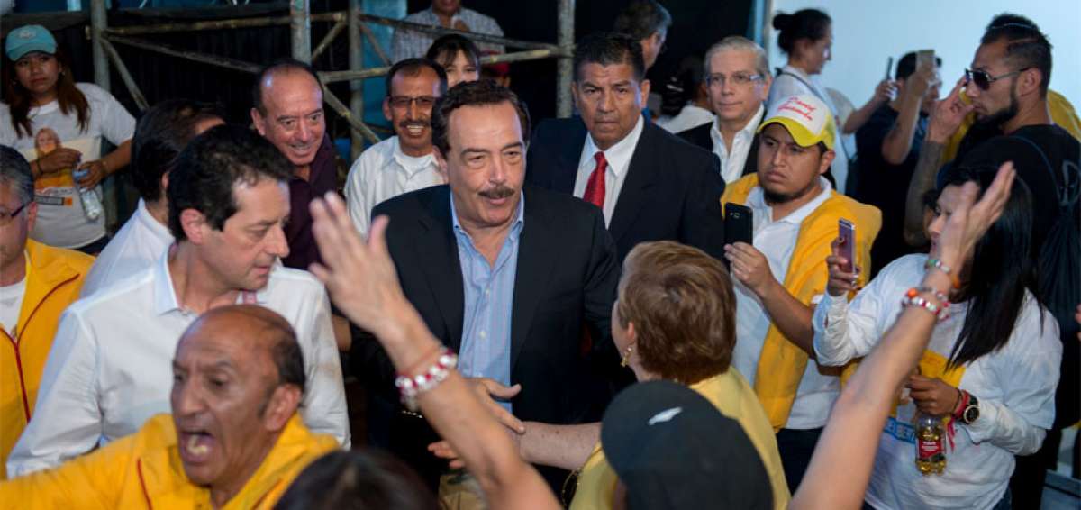 El alcalde de Guayaquil, Jaime Nebot, durante un evento del PSC en Quito.