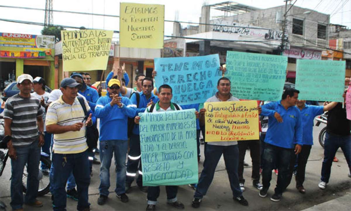 Trabajadores de Emvial piden la autorizaci&oacute;n para  ir a una huelga