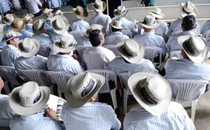 Los dirigentes se reunieron ayer con el gobernador de Guayas, Rolando Panchana. Foto: William Orellana