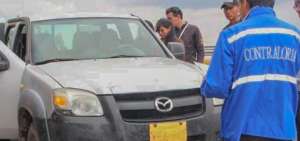 Auditores de la Contralor&iacute;a General del Estado, con el apoyo de miembros de la Polic&iacute;a, realizan los controles en las v&iacute;as de todo el pa&iacute;s.