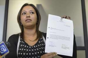 La concejal independiente present&oacute; supuestas pruebas en contra del administrador zonal de Quitumbe. Foto: John Guevara / EL TEL&Eacute;GRAFO